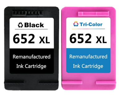 TISKAJPOCENI Zamjenska tinta HP 652XL komplet / DeskJet Ink Advantage 1115, 2135, 3635, 3636, 3775, 3785, 3787, 3788, 3789, 3790, 3835, 4535, 4675, 5075, 5275 XL + boja XL, crna + boja