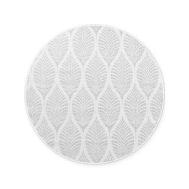 NORTHRUGS Okrugli unutarnji i vanjski tepih Duet 160 cm, sivi/boje slonovače