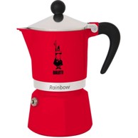 BIALETTI Kafetijera Rainbow, crvena, 60 ml