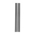 VEVOR Letvice za privatnu ogradu 1740 x 31,7 x 7,6 mm, crne