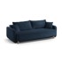 MICADONI Tamno plava sklopiva/s prostorom za odlaganje sofa 231 cm Elen, 231x106x86 cm