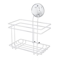 COMPACTOR Kupaonska polica Bestlock Bath samoljepljiva metalna, srebrna