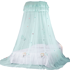 NIKCORP Mreža protiv komaraca za dječji krevet, okrugli baldahin, poliester, 66 x 272 cm, plava