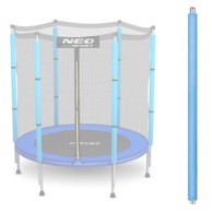 NEO-SPORT Gornji stup za trampolin 140 cm, plavi, za vanjsku mrežu