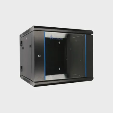 EXTRALINK Rack ormar 12U 600×600 AZH, zidni, dvodijelni, crni