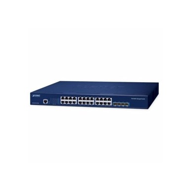 PLANET Switch Layer 3 SGS-6310-24T4X, 24-Port 10/100/1000T