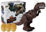 Dinosaurus, smeđi, na baterije, kreće se, projektor i zvučni efekti