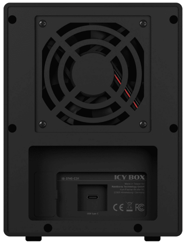 ICY BOX Kućište za 4 tvrda diska IB-3740-C31, USB 3.1 type-C