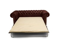 CHESTERFIELD Trosjed Ležaj First Class Leather, 3-sjedišta, Cloudy Red