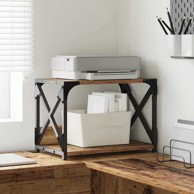 Držač za printer 44 x 26 x 31,5 cm, konstruirano drvo, staro drvo