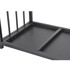 KAMINER Stalak za drva 2-u-1 50,5 cm, crni