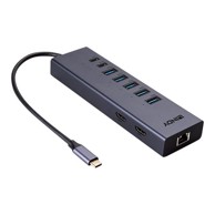 LINDY Docking stanica DST-Mini Duo, USB-C, Thunderbolt 3 & 4, 2 x HDMI, GigE