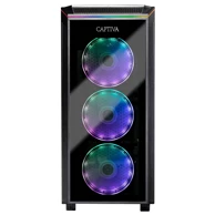 CAPTIVA Stolno računalo Highend Gaming R89-931 / AMD Ryzen 7 9700X, 32 GB RAM, 2 TB SSD, NVIDIA GeForce RTX 5070, Windows 11, crna