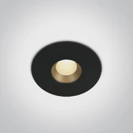 ONE LIGHT Ugradbena svjetiljka led cob 8w ww 36deg ip54 230v dark light crna dm10108h/b/w