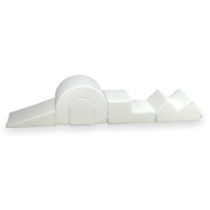 MIMII Pjenasto igralište od 5 elemenata Boucle White