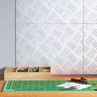 Aluminijske checker ploče 4 kom protuklizne 40x30 cm