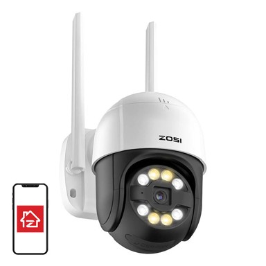 ZOSI Sigurnosna kamera C289, vanjska, IP, WiFi, Pan Tilt, 3MP, IP66, 32GB microSD