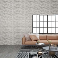 Zidni paneli 10 kom 100x50 cm EPS pjena, svjetlosiva