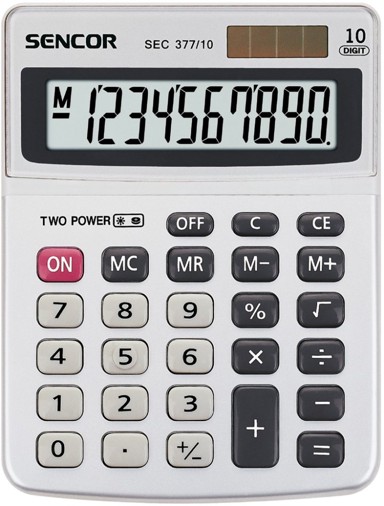 SENCOR Stolni kalkulator SEC 377/10, 10 znamenki
