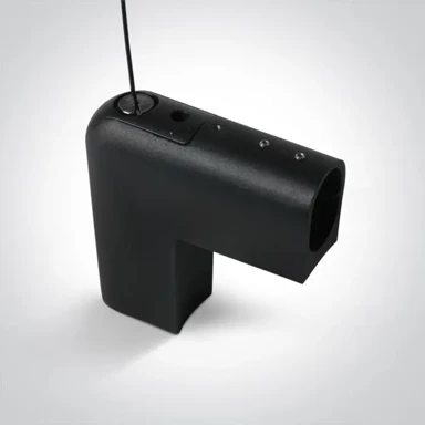 Plug & Play kut za prijelaz sa stropa na zid za šine DM42004PH/B, IP20, crna