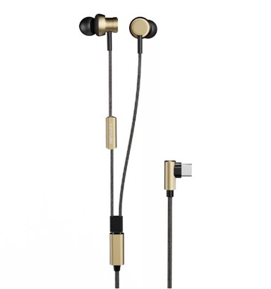 HIFUTURE Slušalice HI5, In-Ear, mikrofon, USB-C, crno-zlatne
