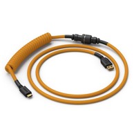 GLORIOUS Spiralni kabel GLORIOUS Gold, USB-C na USB-A, 1,37 m, zlatni