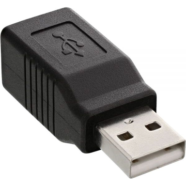 INLINE USB 2.0 adapter muški na USB-B ženski, bež