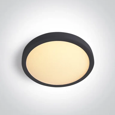 Tanka okrugla LED plafonjera, DM62020AU/B/V, 12 W, CCT, UGR19, 230 V, crna