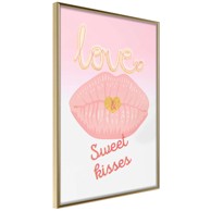 Poster Pink Kisses 20x30