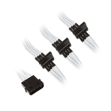 SILVERSTONE Kabel SST-PP07-BTSW, 4-Pol-Molex, 300 mm