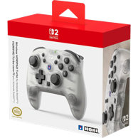 HORI Bežični kontroler Wireless HORIPAD Turbo Frost za Nintendo Switch 2, prozirni