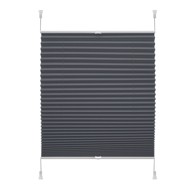 GARDINIA Antracitno sive rolete 42, 5x150 cm Plisé Verona 