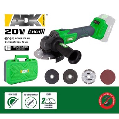 ADK Akumulatorska kutna brusilica SF4C103 Enex, 20 V, bez baterije i punjača