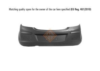 ISAM Zadnji branik Opel Corsa D 5 vrata, 0716122