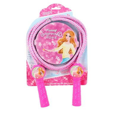 DENIS Uže za preskakanje, 195 cm, roza