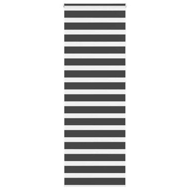 Zavjesa zebra crna 85x230 cm širina tkanine 80,9 cm poliester