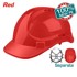 TOTAL Zaštitna kaciga One-Stop Tools 330 g HDPE, crvena