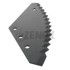 Nož za utovarivač/rezač silaže RMH 6 x 525 x 250 mm 70-235
