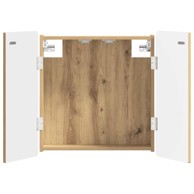 Kabinet za mete ZWOLLE, hrast artisan, 52,5 × 10,5 × 57,5 cm