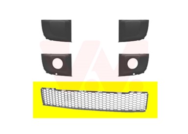 VAN WEZEL Maska branika Fiat 500, prednja srednja, 1604590