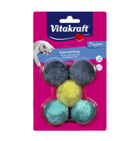 Igračka za mačke, lopte, 5 kom + zvonce