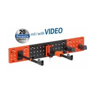 TRANSMEDIA Zidni nosač za bicikl TRN-HR13-L, vertikalni i horizontalni, širina gume do 45 mm, nosivost do 30 kg