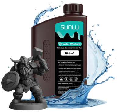 SUNLU perivo za ruke 1kg, crna