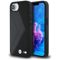 BMW Oversized Stripes MagSafe maskica za iPhone 16e, crna