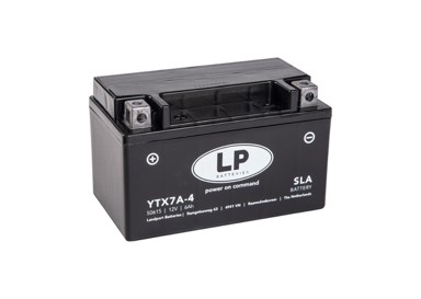 LANDPORT Moto akumulator SLA-AGM MB YTX7A-4 6Ah 150A L+ (15,0x8,7x9,3)