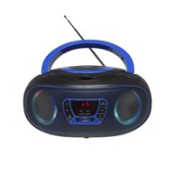 DENVER Prijenosni CD player TCL-212BT, Bluetooth, crno-plavi