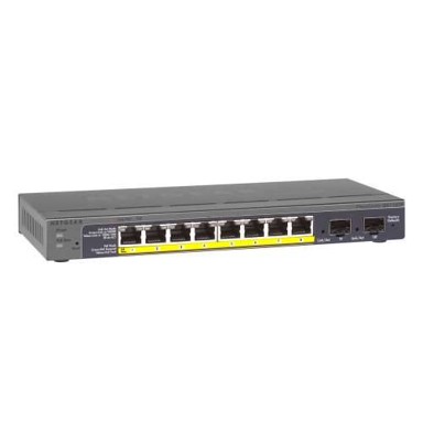 NETGEAR Mrežni preklopnik GS110TPv3, 8-portni Gigabit, Smart, 8x PoE