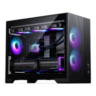 PHANTEKS Kućište XT M3, Mini Case, mATX, RGB, kaljeno staklo, uključuje 3×120 mm ventilatore, crno