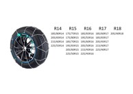 PRO COMPACT Lanci za snijeg 080, 12mm, PC12-080