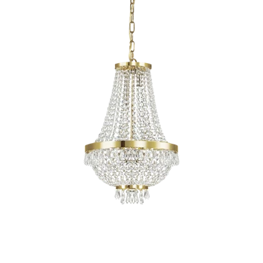 IDEAL LUX Visilica Caesar SP6, G9 ID114729, zlatna